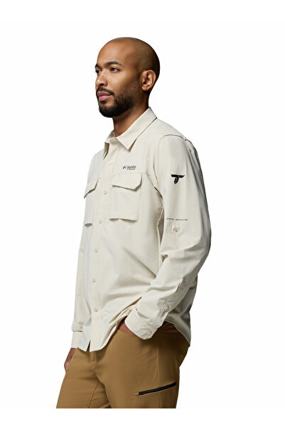 Columbia AO5721 SILVER RIDGE ELITE LS WOVEN Bej Normal Düz Erkek Gömlek