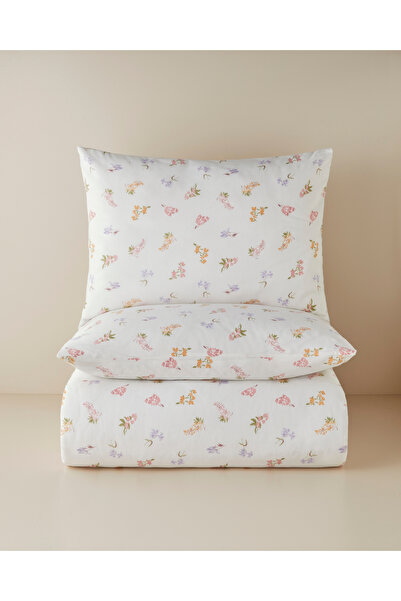 English Home Wisteria Kolay Ütülenir Tek Kişilik Nevresim Seti 160x220 cm Lil...