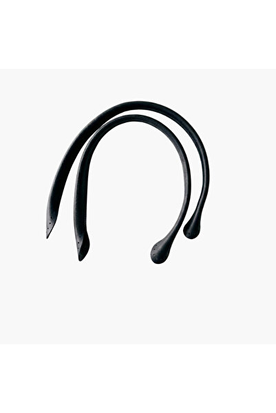 Hazen Home 55 cm Tubular Bag Handle Set of 2 Black