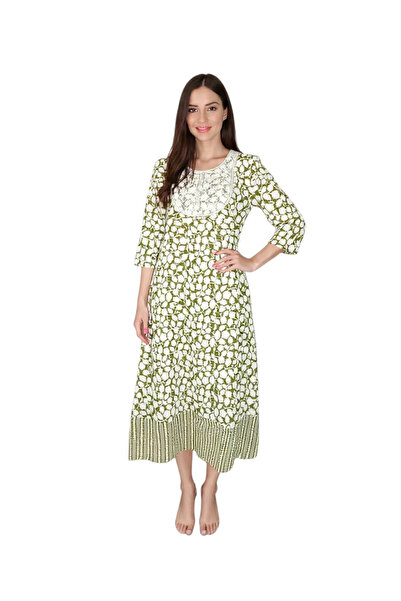 Generic Women's Floral Anarkali Top