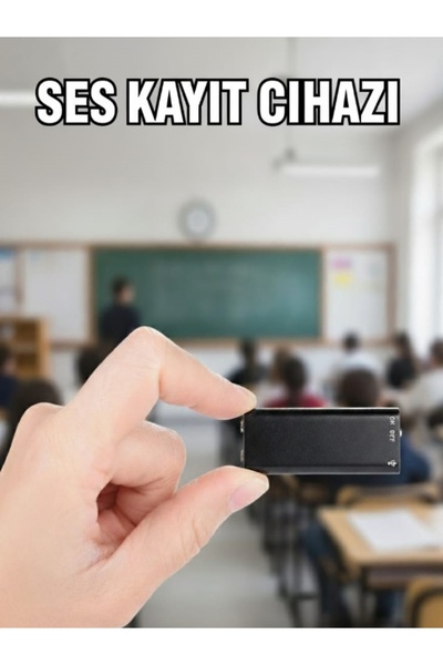 Tokurtech KB14 Dijital Ses Kayıt Cihazı 48 Saat Kesintisiz Kayıt 16GB Hafıza ...