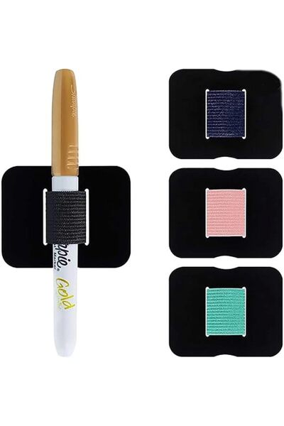 Arabest 4 Notebook Pencil Holder,Ultra-Thin Elastic Pencil Holder,Scrapbook H...