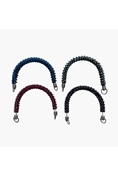 Hazen Home Crystal Stone Beaded Bag Handle