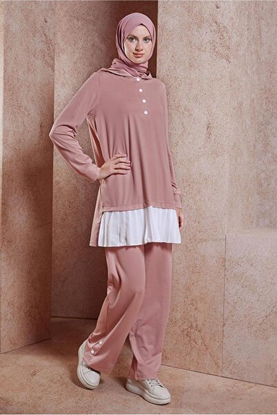Alvina Garni̇li Knitted Tracksuit Set 44642