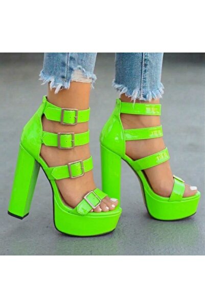 Tarz Topuklar Γυναικεία παπούτσια με τακούνι Vesper σε πράσινο νέον χρώμα με ...