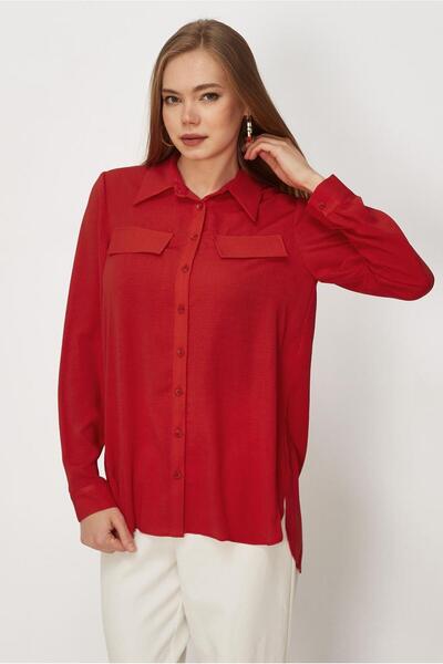 Alvina Shirt Collar Tunic 45782