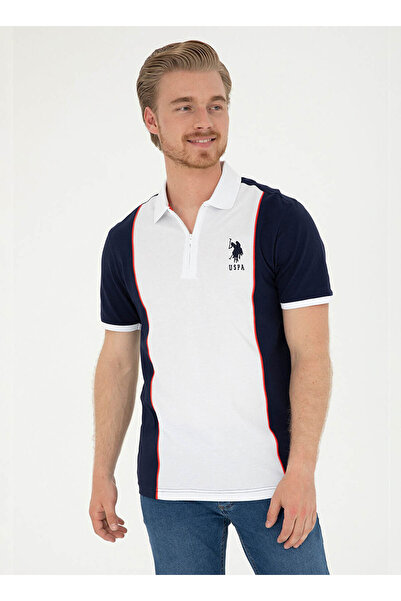 U.S. Polo Assn. Ανδρικό μπλουζάκι πόλο T-Galena σε σκούρο μπλε χρώμα 1826874