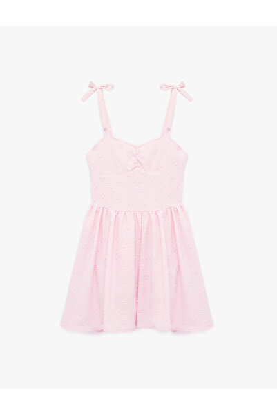 Koton Thin Straps Gipeli Mini Dress