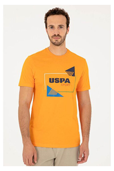 U.S. Polo Assn. تي شيرت بانجو أورانج للرجال 1824938