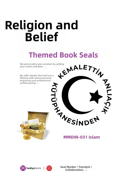 HEDİYENOMİ MühürMarket > ختم كتاب الدين والإيمان الإسلامي - إكس-ليبريس - ختم ...