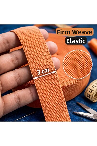 beyna aksesuar Sert Woven Orange Color 3 cm Waist, Leg and Bottom Elastic 1 P...