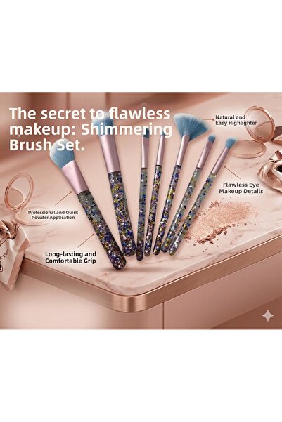 LUREVA Professional Makeup Brush Set - Wide Head Makeup Brush