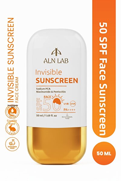 ALN LAB واقي شمسي للوجه بعامل حماية 50 - حماية عالية وترطيب مكثف لا يترك آثار...