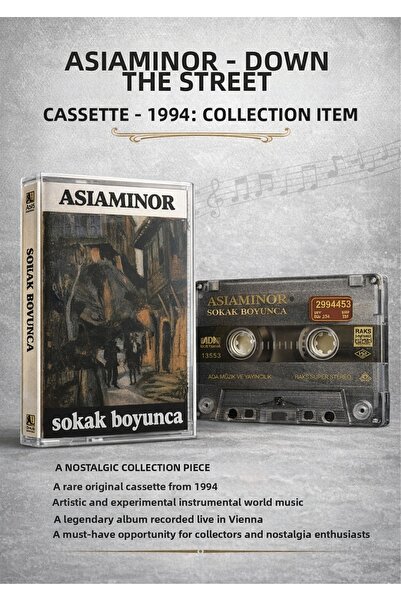 Ada Müzik آسيا مينور – على شكل شارع - كاسيت - 1994 - منتج قابل للتجميع