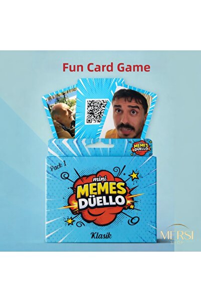 Mersi SHOP لعبة ميني ميمز دوبلو كلاسيك داست 1 كارد جيم، لعبة ممتعة للحفلات