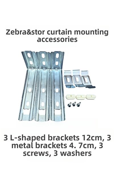Şahinsoy perde Βάσεις Τοίχου για Ζέβρα & Ρολοκουρτίνες 4,7 εκ.