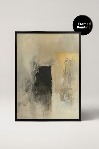 House Gorgeous Tablou decorativ abstract înrămat, decor de perete pentru sufr...