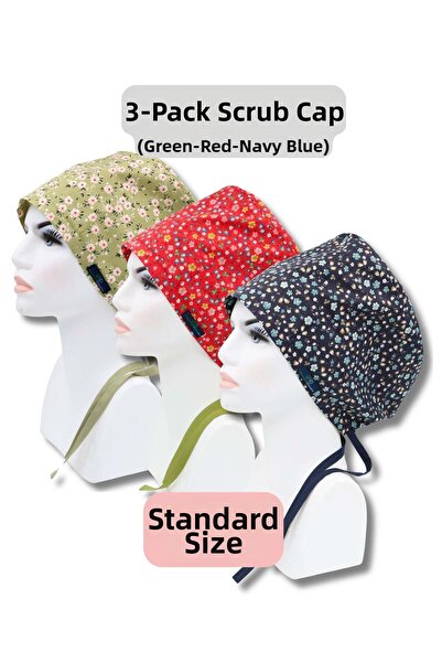 doktorbonem Standard Size 3-Piece Crispy Bone Green Flower Garden Red Crispy ...