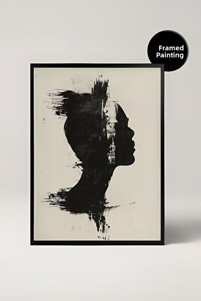 House Gorgeous Framed Abstract Decorative Painting, Living Room Wall Decor, T...