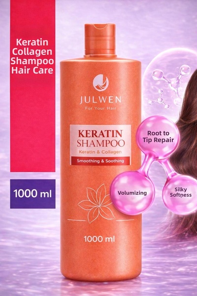 Julwen 1000 مل علاج الكيراتين والكولاجين - لتنعيم وترطيب الشعر