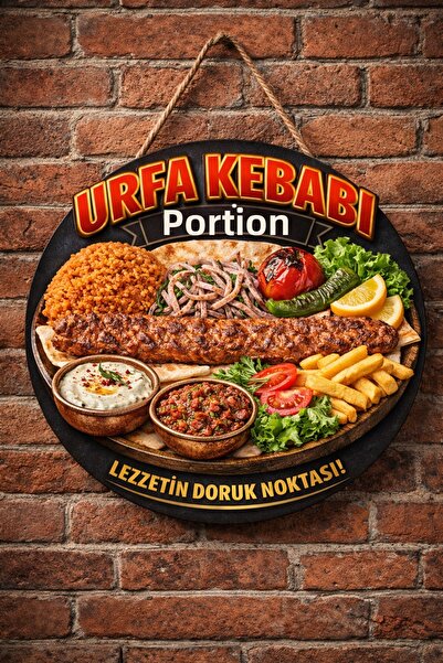 Mayeka Ornament decorativ din lemn pentru ușă de perete, pentru Urfa Kebabı, ...