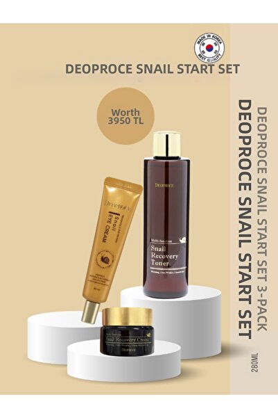 DEOPROCE Snail Starter Set 3 Pieces