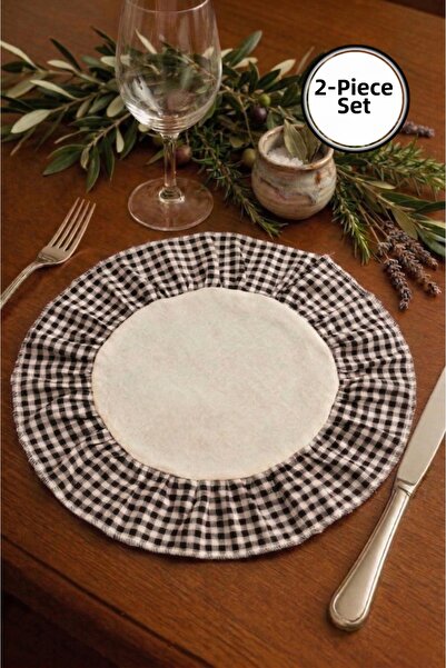 Soft Kare سُبلا كتان بحواف مطرزة |   خدمة أمريكية عالية الجودة |   عرض المنزل...