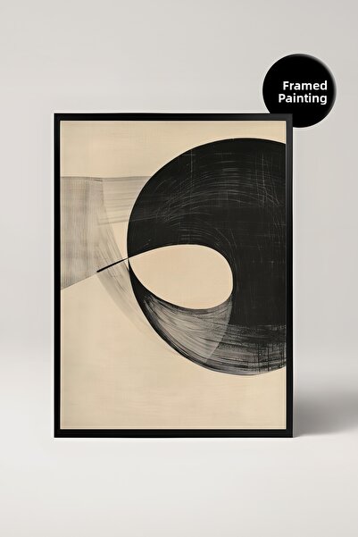 House Gorgeous Framed Abstract Decorative Painting, Living Room Wall Decor, T...