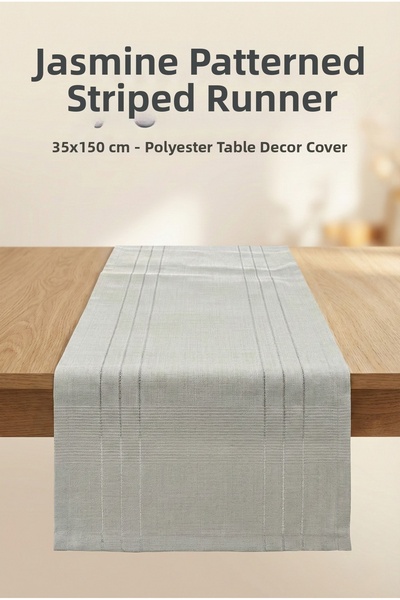 atak by atak home collection Ριγέ Διακοσμητικό Τραπεζομάντιλο Μακρύ Ράνερ 35x...