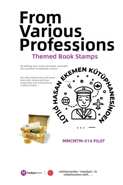 HEDİYENOMİ MühürMarket > ختم كتاب الطيار - إكس-ليبريس - ختم كتاب > MMCMTM-014