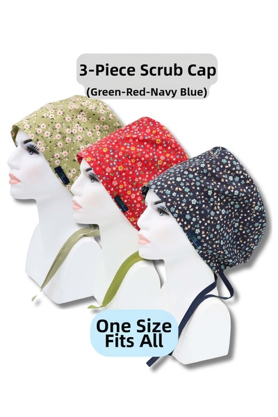 doktorbonem Tesettür Μέγεθος 3 τεμαχίων Κρουαζέ Καπέλο Πράσινο Κρουαζέ Καπέλο...