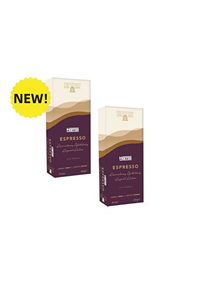 Harras Espresso Capsule Coffee 10-Pack 55 g X 2 Pieces - Nespresso Compatible...