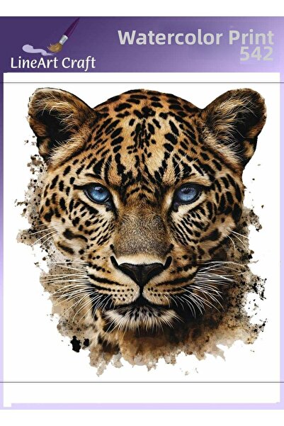 LİNEART Iron-On Rubon Transfer Printing & Fabric Transfer No:Rb542-30X30Cm