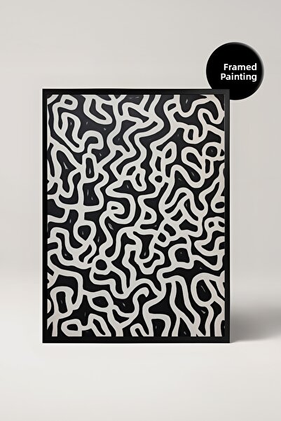 House Gorgeous Αφηρημένη διακοσμητική ζωγραφική με πλαίσιο, Διακόσμηση τοίχου...