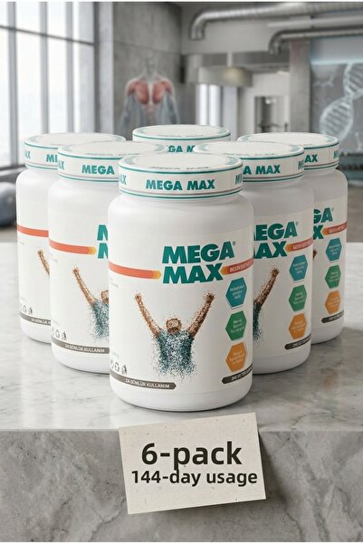 Megamax مسحوق مساعد على فقدان الوزن ودعم التغذية 240 جرام (6 قطع)