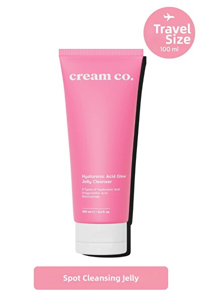 Cream Co. جل تنظيف الوجه المرطب المضاد للعيوب، حمض الهيالورونيك النياسيناميد ...