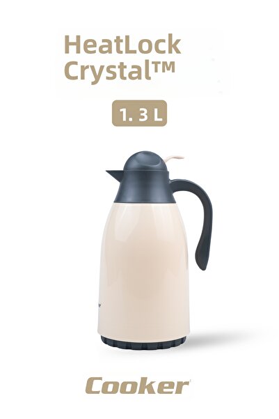 Cooker Heatlock Crystal 1.3 Liter Glass Thermos Ckr2018