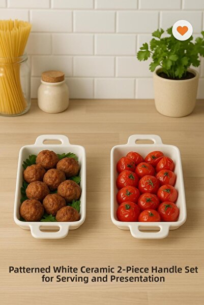 ARVALE طبق تقديم لوجا 2 لي مقاس 20 سم مع مقبض منقوش