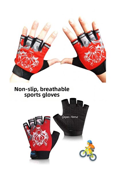 ÇEÇEN HOME Non-Slip Sports Gloves Half Finger Cycling Gloves Motorcycle Glove...