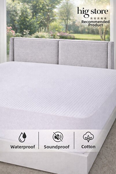 Hig Store Προστατευτικό στρώματος 3D Liquid Proof 100% βαμβάκι με πλήρη προστ...