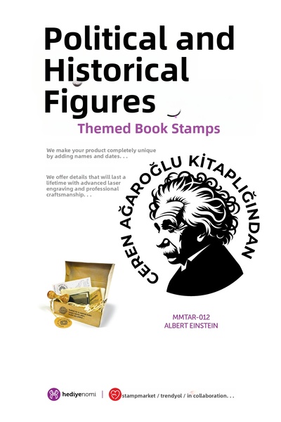 HEDİYENOMİ MühürMarket > ختم كتاب ألبرت أينشتاين - إكليبريس - ختم كتاب > MMTA...