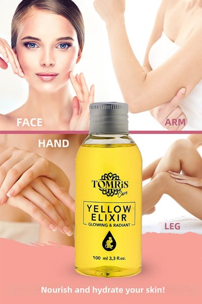 TOMRİS CARE Yellow Elixir Face-Body Nourishing, Moisturizing, Radiant Care Oil 100 ml