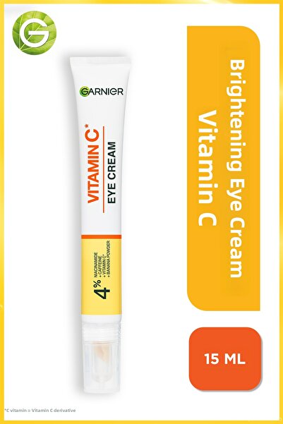 Garnier كريم فيتامين سي لتفتيح العين (نياسيناميد + كافيين)