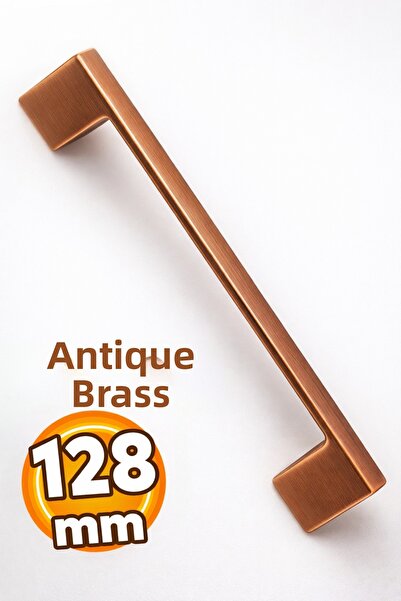 Badem10 Mâner din cupru antic din metal - Baklava - Oteyaz - Sertar de bucătă...