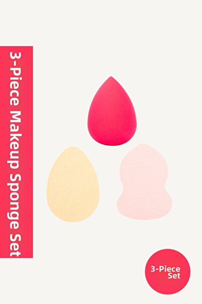 POP Beauty Makeup Sponge Set, Pink Tyc00537722013