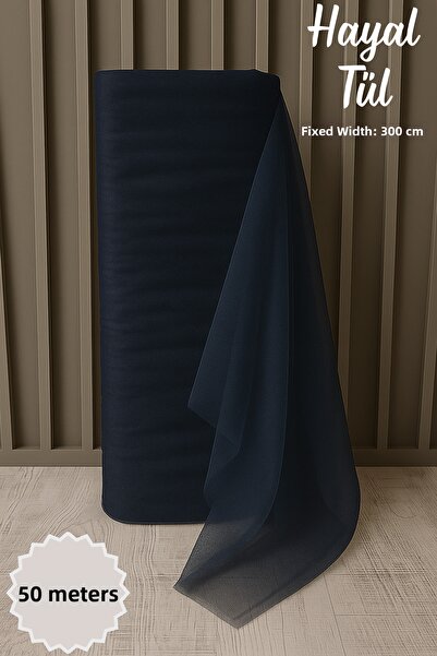 Mortex Navy Blue Dream Tulle Length 50 Mt En Sabit 3 Mt Engagement Henna Wedd...