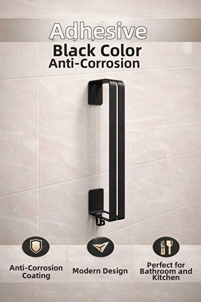 edil tasarim Toilet Paper Rack,Towel Rack, Self-Adhesive,No Need to Screw/Mount