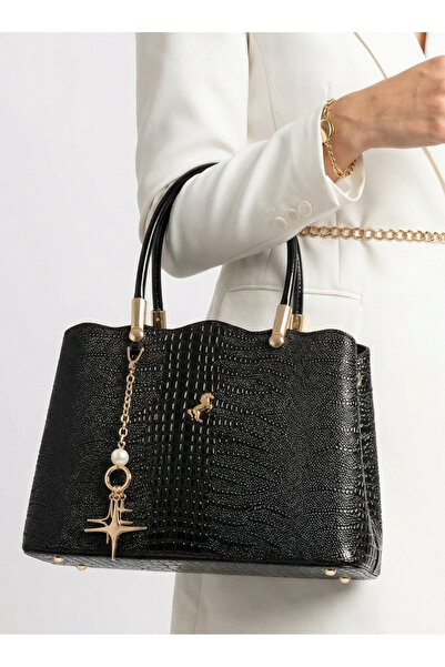 Çanta Trend Geantă de umăr pentru femei Miami Polo Clup din piele artificială...