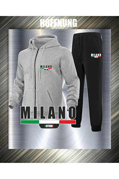 HOFFNUNG FULL HOODIE MILANO ITALIA hanorac casual și jogger