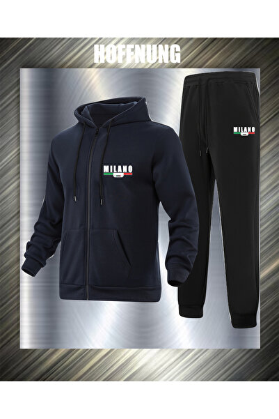 HOFFNUNG FULL HOODIE MILANO ITALIA hanorac casual și jogger